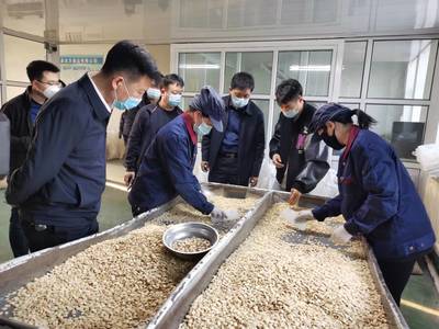 五一節(jié)前,蘿北縣領導來北方食品公司防火檢查工作